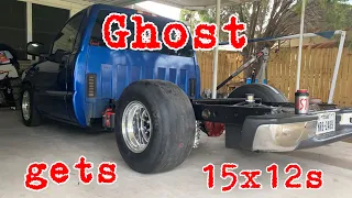 ghost gets narrowed rear end and 15x12s