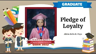 Allein Bella Payo of Kinder 1 (Pledge of Loyalty)