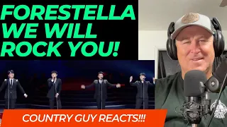 열린음악회 - 포레스텔라-We Will Rock You!!!  COUNTRY GUY REACTS!!!