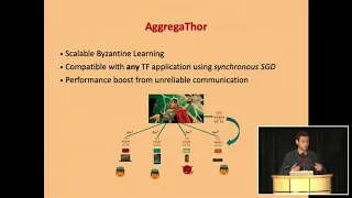 SysML 19: Georgios Damaskinos, AggregaThor