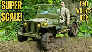 The BEST 1/6 RC Jeep - ROCHobby 1941 Willys Jeep MB Scaler