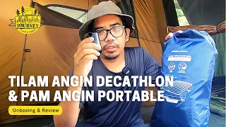 Tilam Angin Quechua Comfort 140 & Pam Angin Portable #mykhalishjourney #review