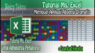 Tutorial Membuat Aplikasi Absensi Otomatis di Ms Excel [Lengkap]