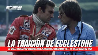 BERNIE ECCLESTONE confesó un SOBORNO para perjudicar a Carlos REUTEMANN