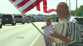 Community lines streets to honor Deputy Jessica Hollis