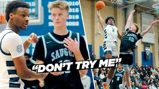 They Tried To TEST BRONNY JAMES! Defender Got Dunked On BAD | Sierra Canyon vs Saugus