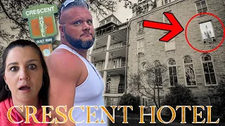 EXPLORING THE MOST HAUNTED HOTEL in AMERICA! THE CRESCENT in EUREKA SPRINGS