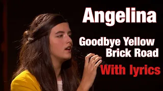 Elton John- Goodbye Yellow Brick Road with lyrics (英語字幕)|Angelina| AGT