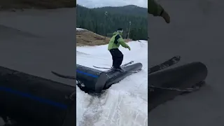 Autumn skiing in Finland