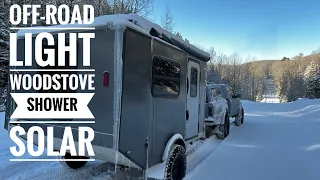 FULL TOUR- Small Cargo Trailer to Camper Conversion