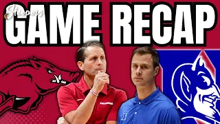 Arkansas vs. Duke Game Recap