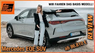 Mercedes EQE SUV im Test (2023) Wir fahren das Basis Modell ab 86.810 €! Fahrbericht | Review | 350+