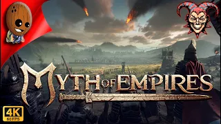Myth of Empires ПВП сервер Очередной день в деревне Стрим 4К Прохождение #18
