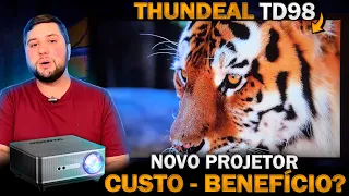 TURN YOUR HOME INTO A CINEMA! New Thundeal TD98 Projector (Vibrant image + Powerful sound)