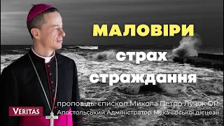 Маловіри. Страх страждання. Проповідь: єпископ Микола Петро Лучок ОР