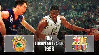 Panathinaikos vs Barcelona | FINAL | Classic Full Game - FIBA European League 1996