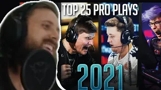 Forsen Reacts to TOP 25 CS:GO PRO PLAYS OF 2021! (THE BEST FRAG HIGHLIGHTS OF THE YEAR)