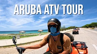 Aruba ATV Tour with cave pool & cliff jump!
