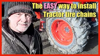 Installing Tractor Tire Chains The Easy Way