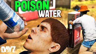 Giving players POISONED WATER BOTTLES in the DESERT! (DayZ)