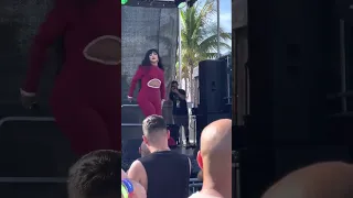 Selena Drag Performance of Como La Flor/Bidi Bidi Bom Bom at Pride of the Americas in Ft. Lauderdale