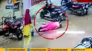 CCTV Footage | Woman Dies of Electrocution | After Steps on a Live Wire | in Chennai