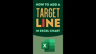 Excel Pro Trick: How to Add a Target line in Excel Charts - Make Target Line Charts Quickly