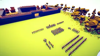 150x USA ARMY SIEGE BRITISH FORT - Totally Accurate Battle Simulator TABS