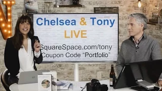 Tony & Chelsea LIVE: Creative Self-Portraits (we know the color is bad)