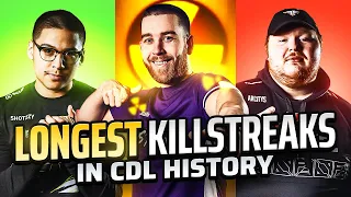 The Longest KILLSTREAKS in CDL HISTORY (Hardpoint)