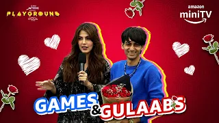 Games & Gulaabs With Rhea Chakraborty | Ft. Ahmed Navaaz | Playground Season 3 | Amazon miniTV