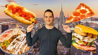 100 Hours of NYC Street Food! (Full Documentary) Cheap Eats & MORE!