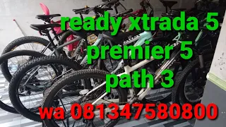 review 3 sepeda , xtrada, premier dan path #jualbelisepeda #sepeda #mtb #xtrada #polygon