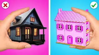 ¡ROSA VS NEGRO! Desafío De Casa De Un Color De Merlina VS Enid || ¡Cambio De Imagen De La Habitación