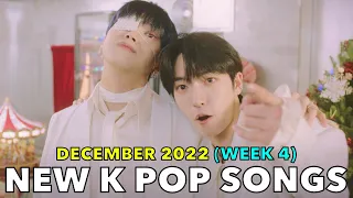 NEW K POP SONGS (DECEMBER 2022 - WEEK 4)