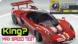 ASPHALT 9| NEW D CLASS KING |  GLICKENHAUS 004C MAX SPEED TEST | MULTIPLAYER RACE