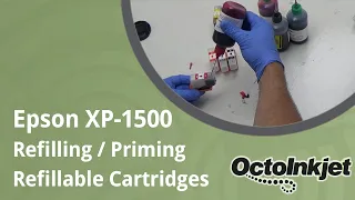 XP15000 Refillable Cartridges - First time and top-up refilling