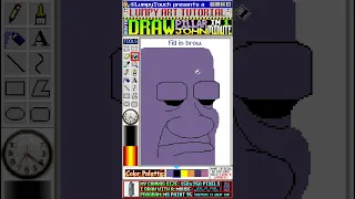 Draw Pillar John from Pizza Tower! 1 MINUTE Pixel Art Tutorial! #shorts