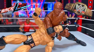 Drew McIntyre vs Bobby Lashley WWE Championship Action Figure Match! Backlash 2020!