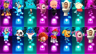 Oddbods Bubbles All Video Megamix 🆚 Baby Shark Friends 🆚 Cocomelon 🆚 Bluey Bingo 🎶 Who Will Win?