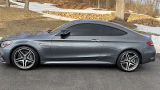 Mercedes-Benz 2018 C63 AMG V8 Walkaround, Interior, and Reving