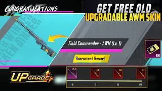 😱 Get Free Upgradable Old Rare AWM In Guaranteed Rewards 120 Free Crate Opening | PUBGM