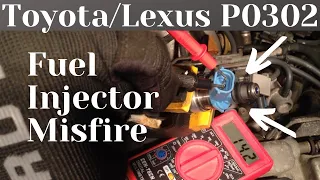 Toyota/Lexus P0302 Fuel Injector Replacement