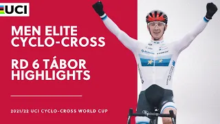 Round 6 - Men Elite Highlights | 2021/22 UCI CX World Cup - Tábor