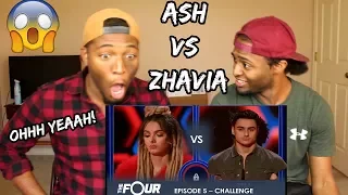 Ash vs Zhavia: The TOP Two Fan-favorites Battle For A Comeback! | S1E5 | The Four (REACTION)