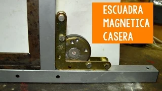 Escuadra magnetica casera de soldar