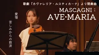 実はこの曲【マスカーニ：アヴェ・マリア(歌劇『カヴァレリア・ルスティカーナ』より間奏曲) Mascagni：Ave•Maria(Cavalleria rusticana: Intermezzo)】