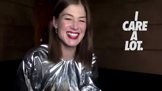 Rosamund Pike, I Care A Lot, EizaGonzalez, Gone Girl similarities, Wheel of Time, wants to be an owl