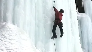 登山家・山野井泰史、垂直の氷河を登る貴重な訓練映像／映画 『人生クライマー 完全版』本編映像