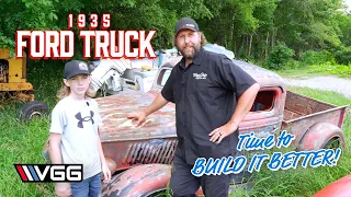 The Chopped Top 1936 Ford Truck is Back!  let's BUILD IT BETTER!